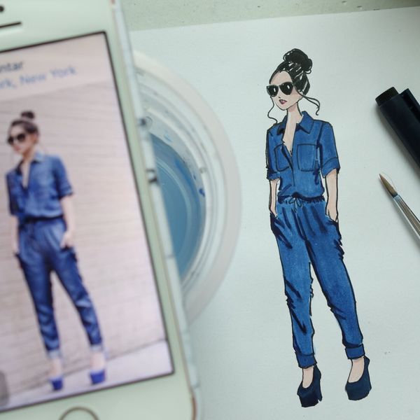 AnazSiantar Dressed in Calvin Klein Jumpsuit